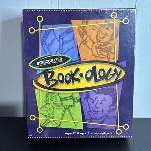 VINTAGE 1999 Amazon Bookology Trivia Board Game Made in USA SEALED
